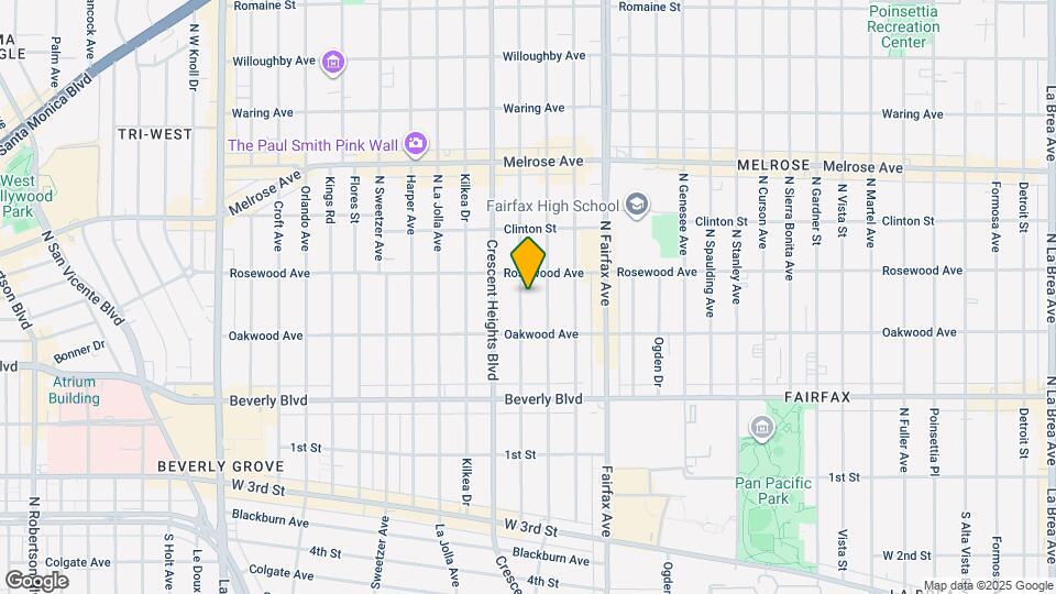 444 Laurel Ave Map and Location Details