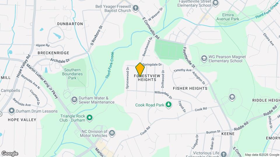 2911 Beechwood Dr Map and Location Details