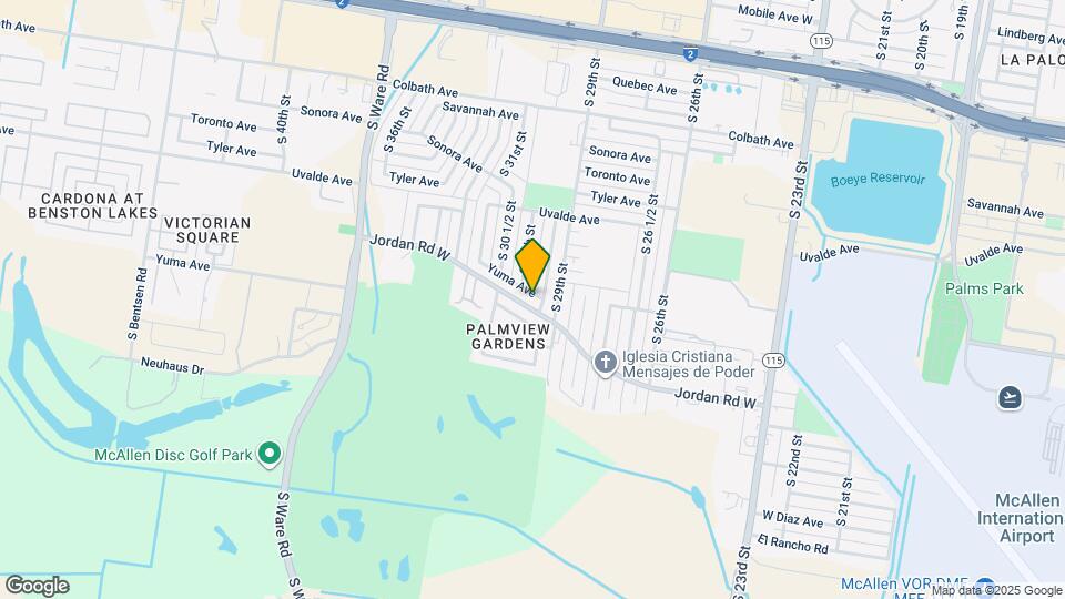 2921 Yuma Ave Map and Location Details