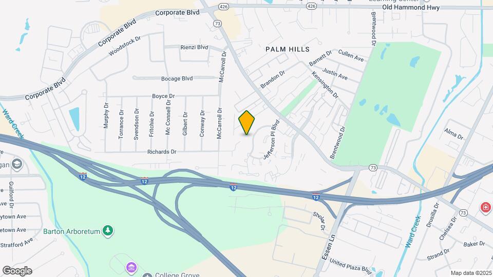 7705 N Jefferson Pl Cir Map and Location Details