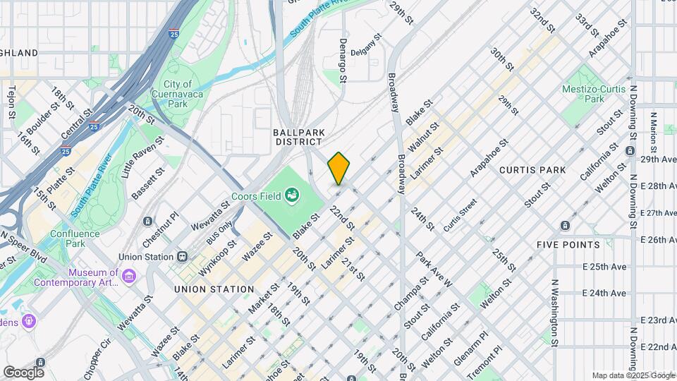 2245 Blake St Map and Location Details