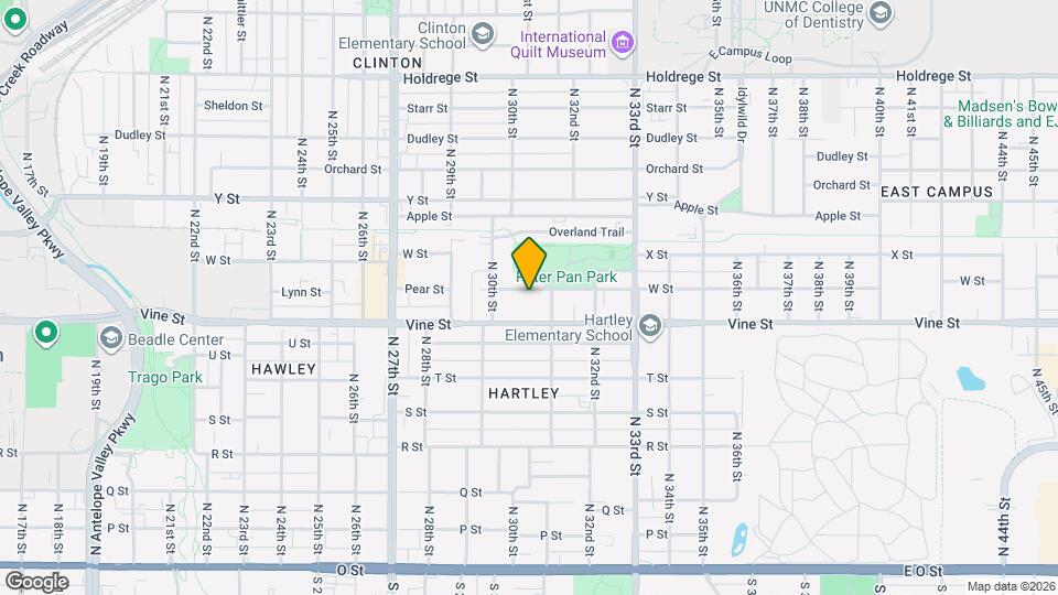 3059 W St Mapa y Detalles de la Ubicación