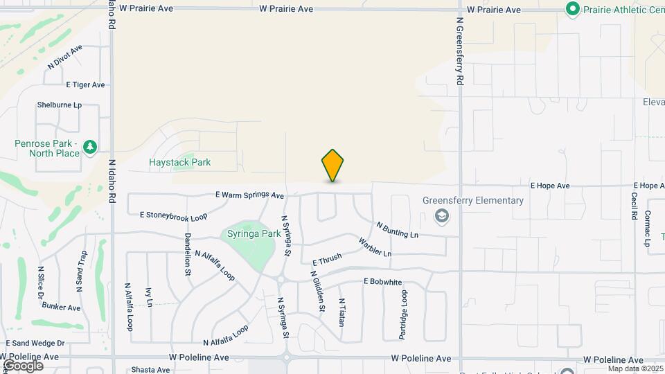 1811 E Warm Springs Ave Map and Location Details