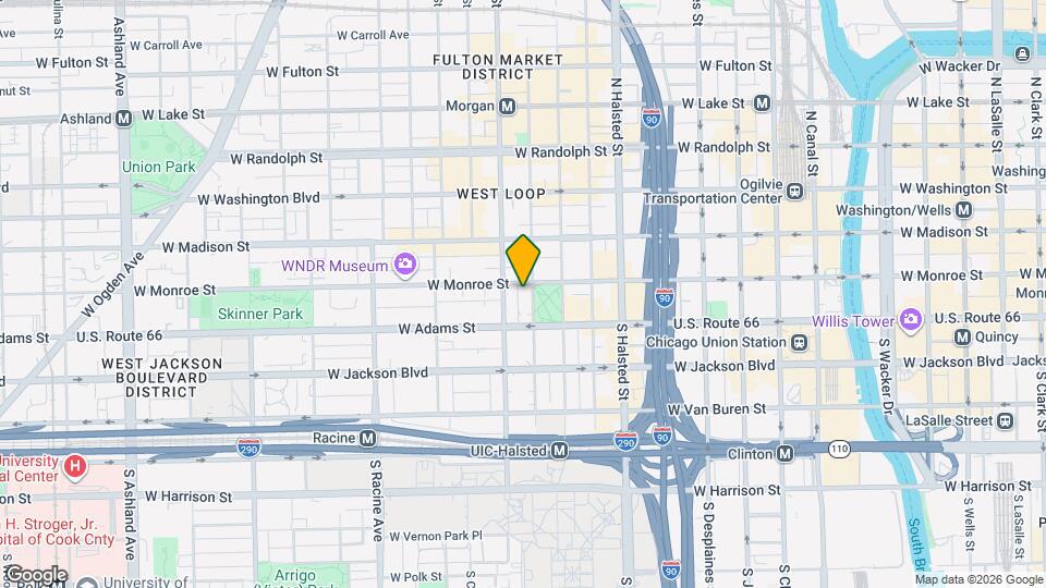 106 S Sangamon St Mapa y Detalles de la Ubicación