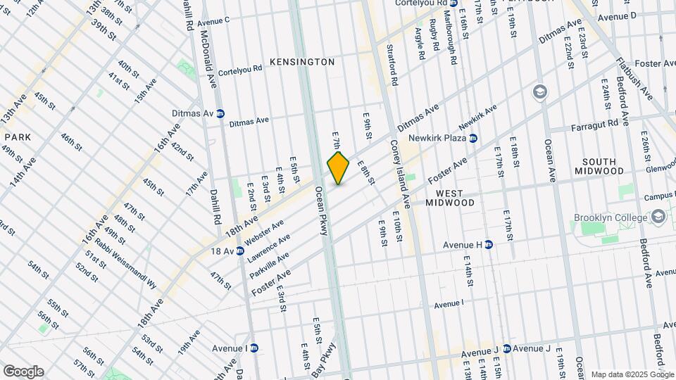 264 Webster Ave Map and Location Details