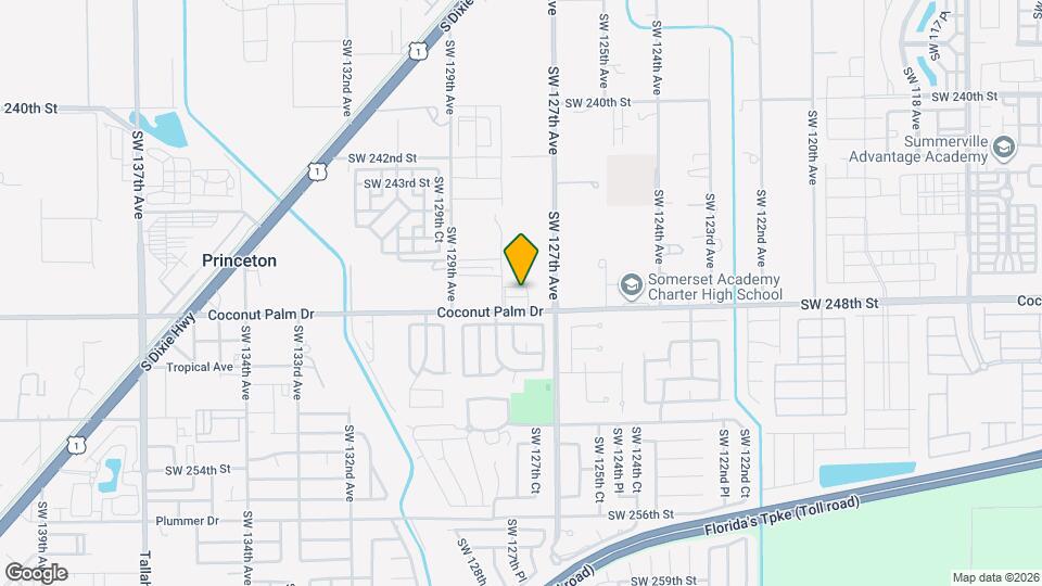 12763 SW 247th St Map and Location Details