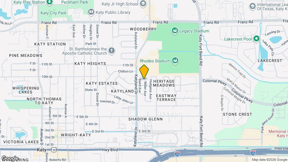 1525 Miller Ave Map and Location Details