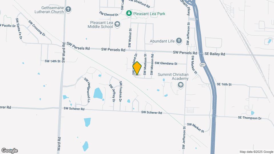 1505 SW Highland Dr Map and Location Details