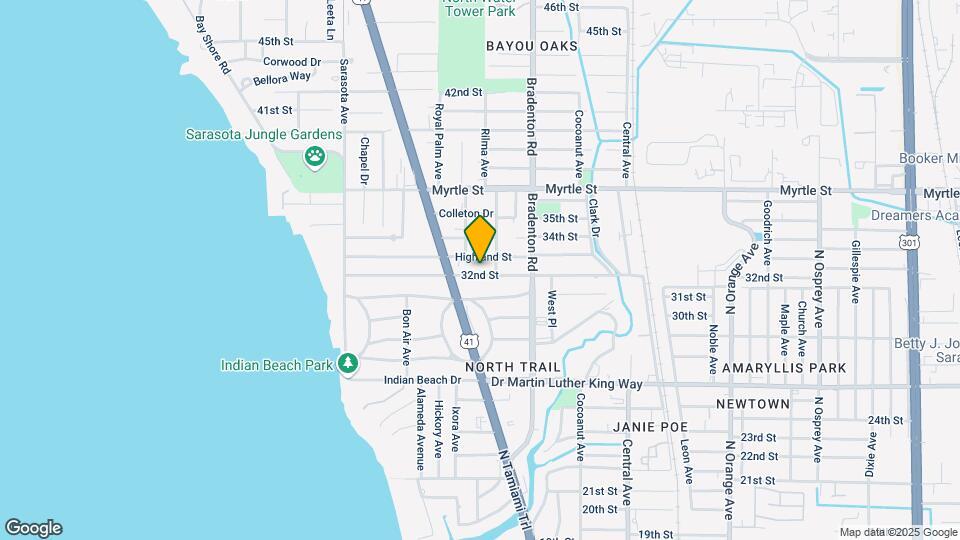 1101 32nd St Map and Location Details