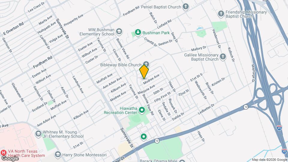 3021 Modree Ave Map and Location Details