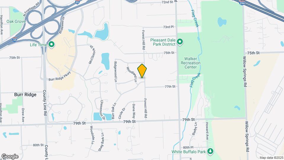 11400 Burr Oak Ln Map and Location Details