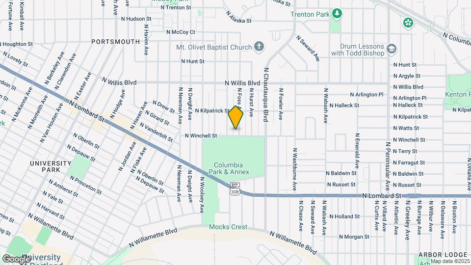 4215 N Winchell St Map and Location Details