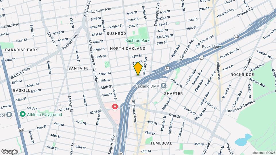 555 56th St Map and Location Details