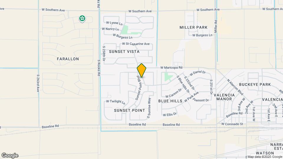 6932 S Morning Dew Ln Mapa y Detalles de la Ubicación