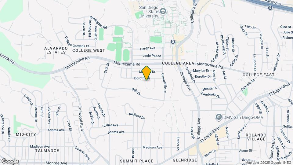 5610 Dorothy Way Mapa y Detalles de la Ubicación