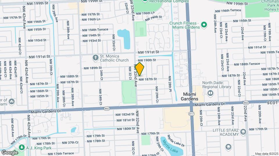 3061 NW 187th St Mapa y Detalles de la Ubicación