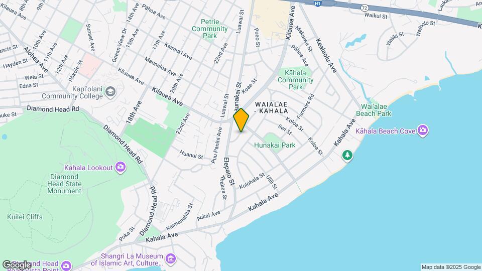 1228 Koloa St Map and Location Details