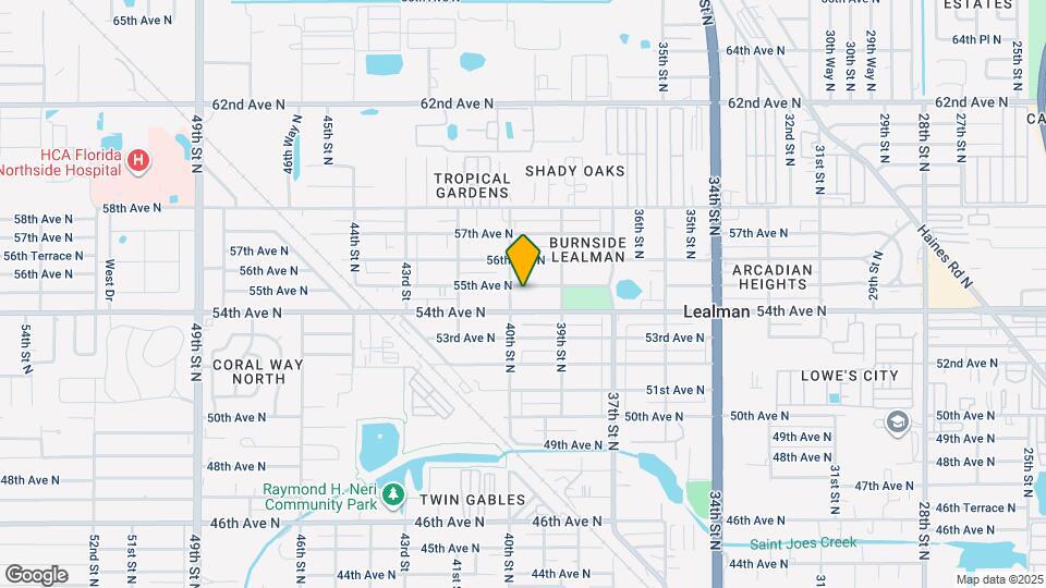 3980 55th Ave N Mapa y Detalles de la Ubicación