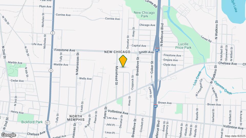 985 Marble Ave Map and Location Details