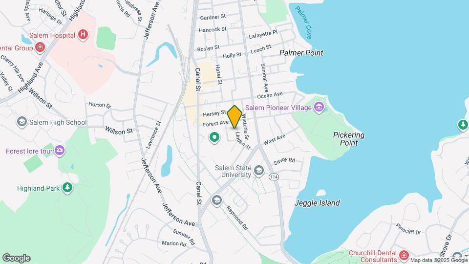 80 Linden St Map and Location Details