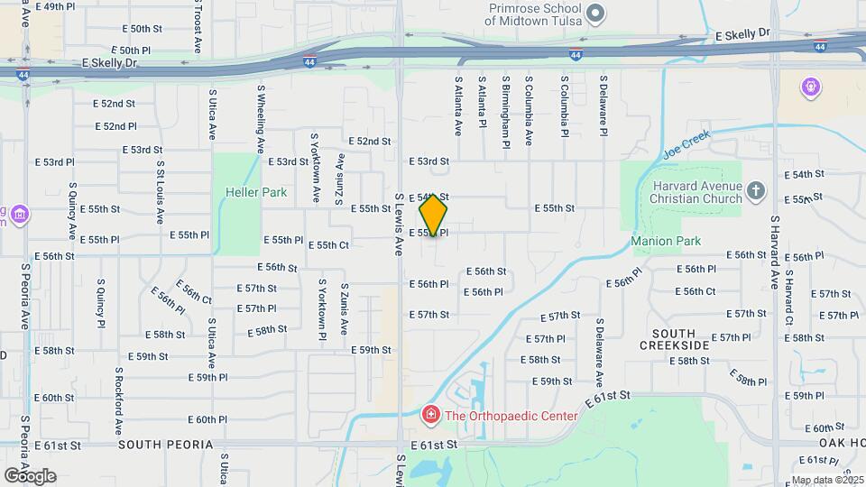 2435 E 55th Ct Map and Location Details