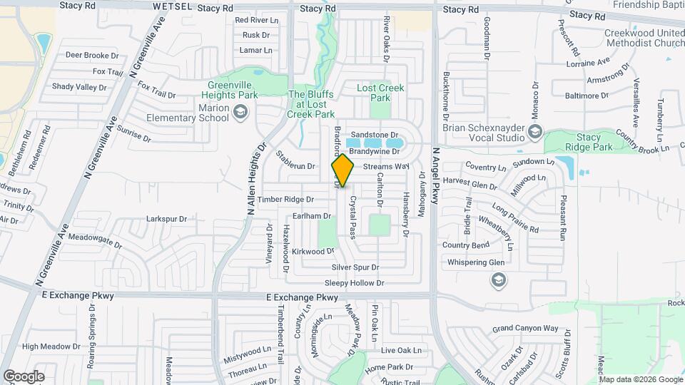 1564 Bradford Trace Dr Map and Location Details