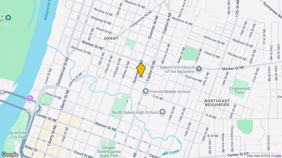 965 E St NE Map and Location Details