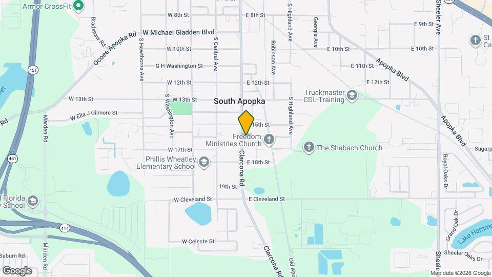 1353 Clarcona Rd Mapa y Detalles de la Ubicación