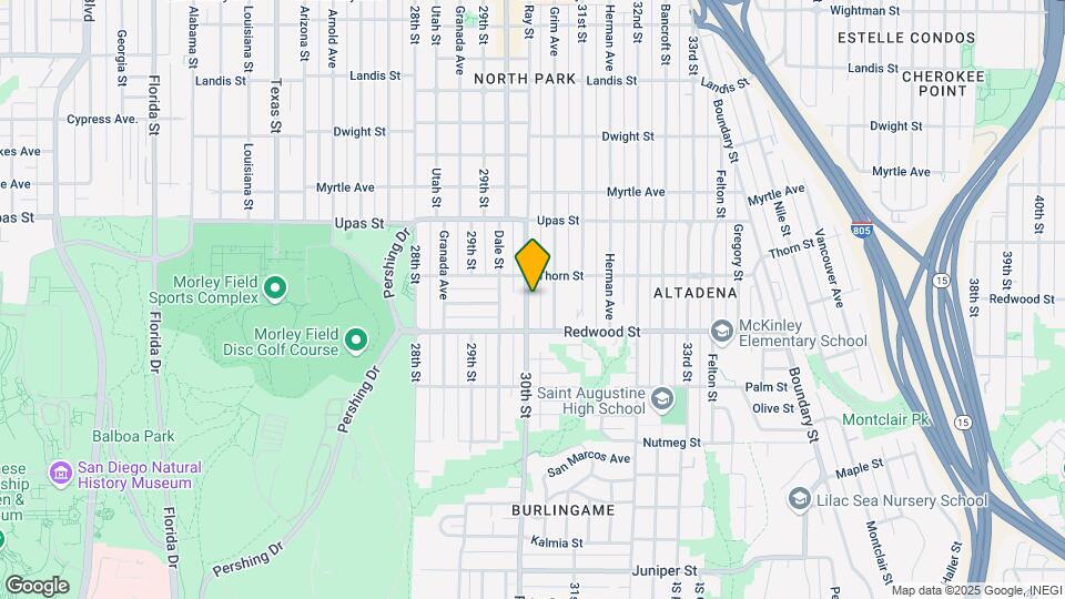 3207 30th St Map and Location Details