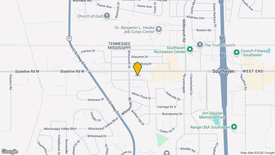 1424 Ticonderoga Dr Map and Location Details