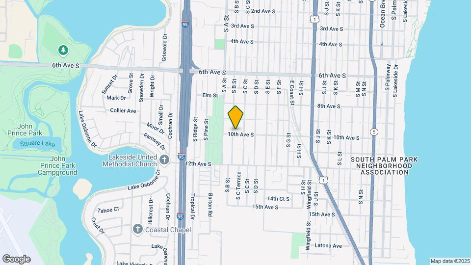 932 S B St Map and Location Details