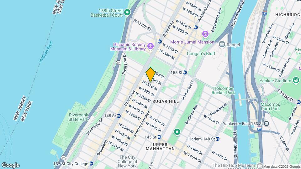 525 W 151st St Map and Location Details