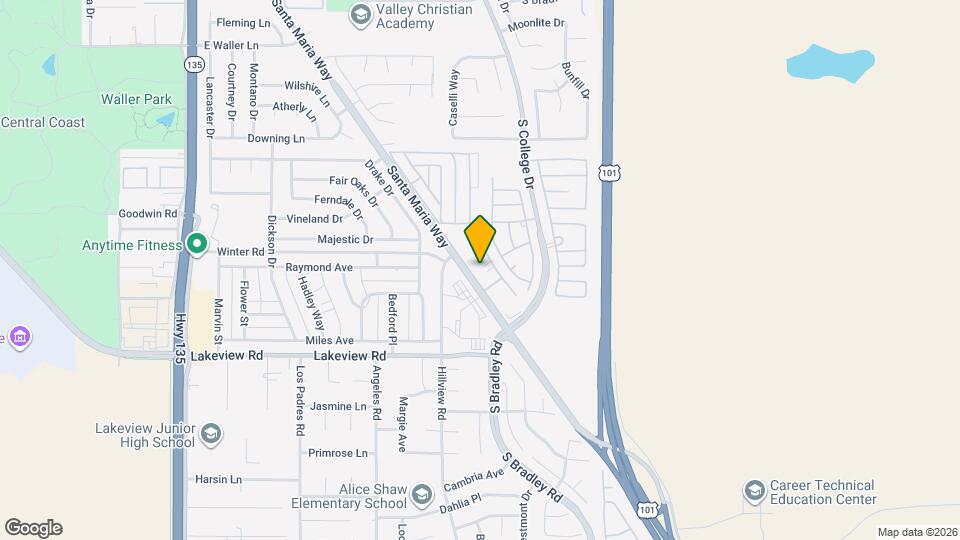 3400 Santa Maria Way Map and Location Details