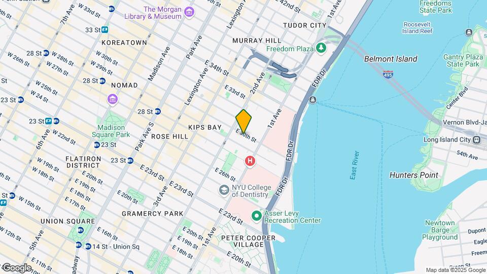 320 E 30th St Mapa y Detalles de la Ubicación