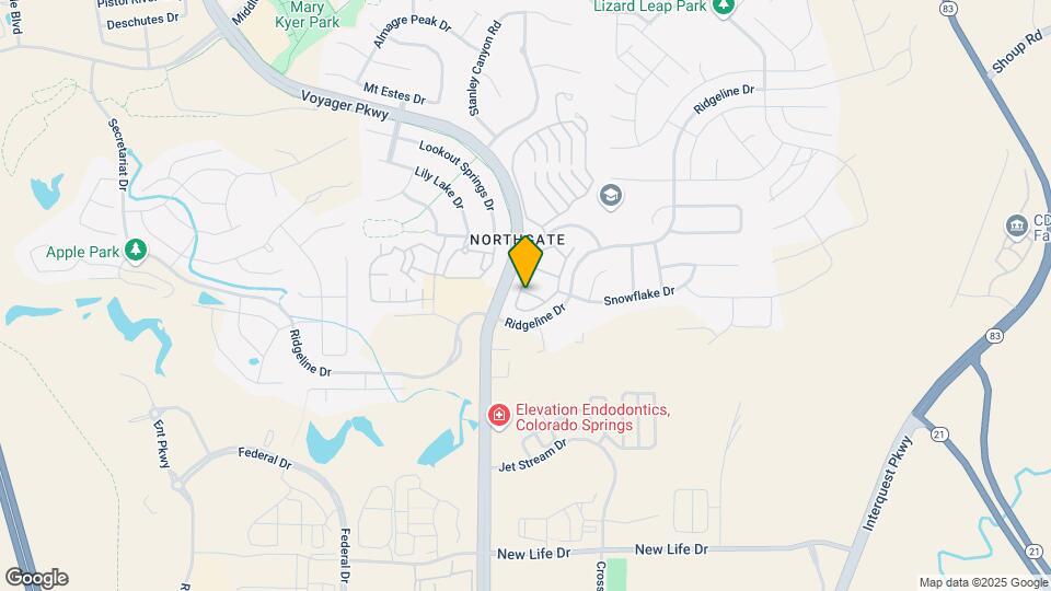 1607 Smokey Ridge Way Map and Location Details