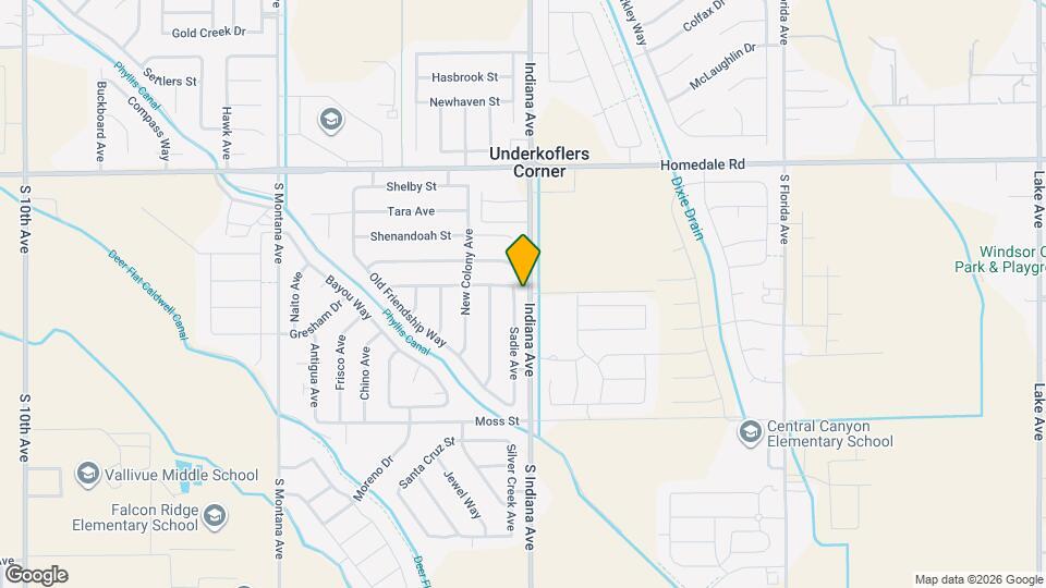 16726 Sadie Ave Map and Location Details