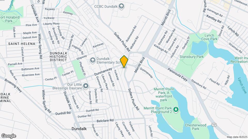 2922 Sollers Point Rd Map and Location Details