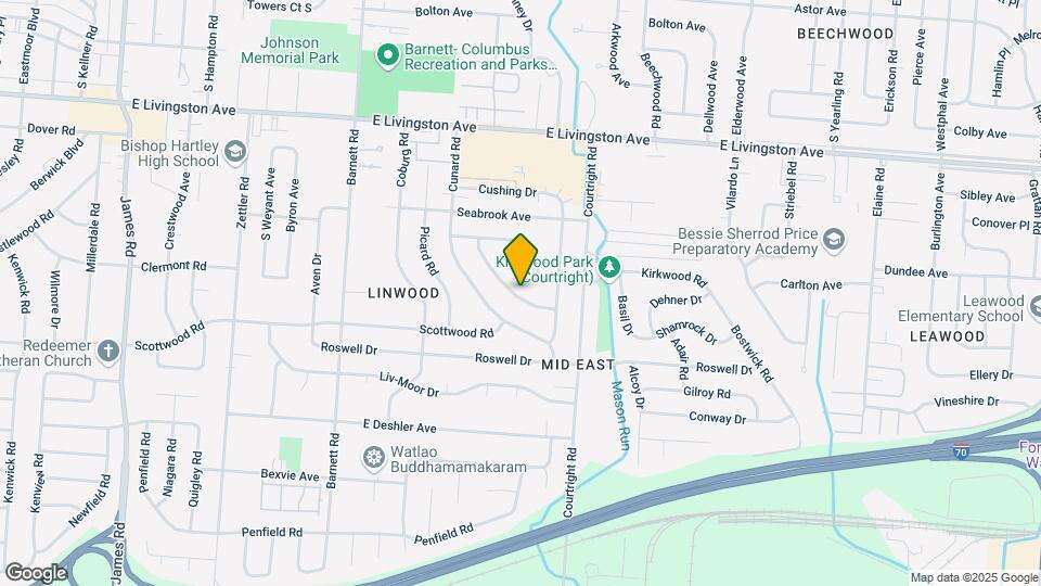 1538 Argus Rd Mapa y Detalles de la Ubicación