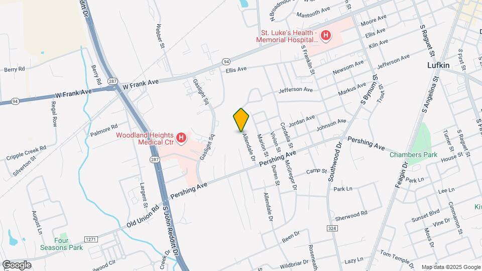 712 Allendale Dr Mapa y Detalles de la Ubicación