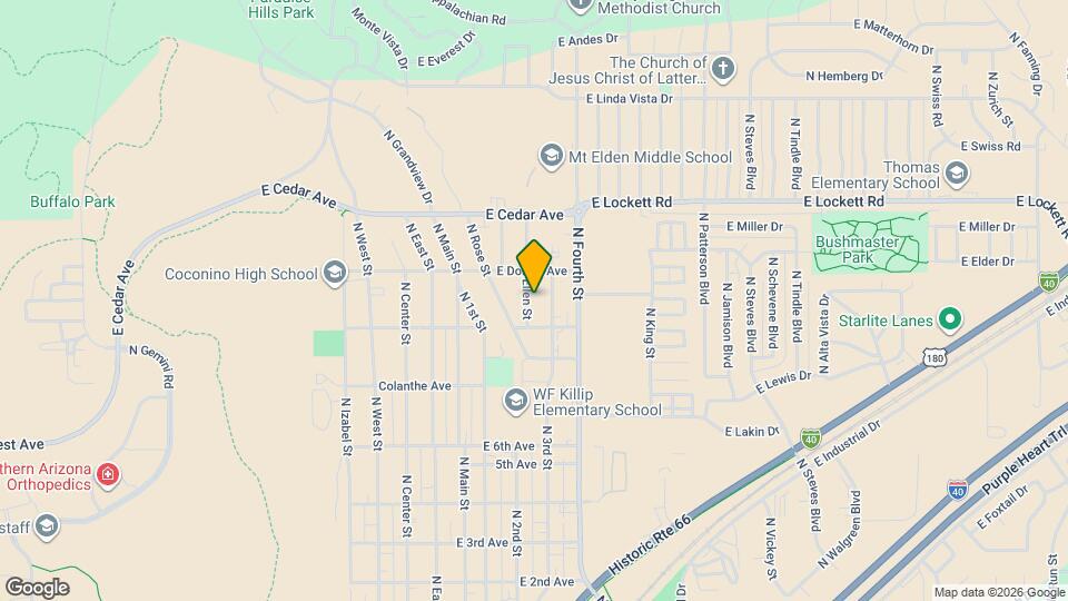 2800 N Ellen St Map and Location Details