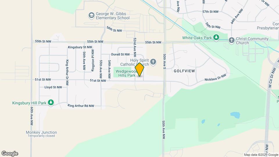 5171 51st St NW Map and Location Details