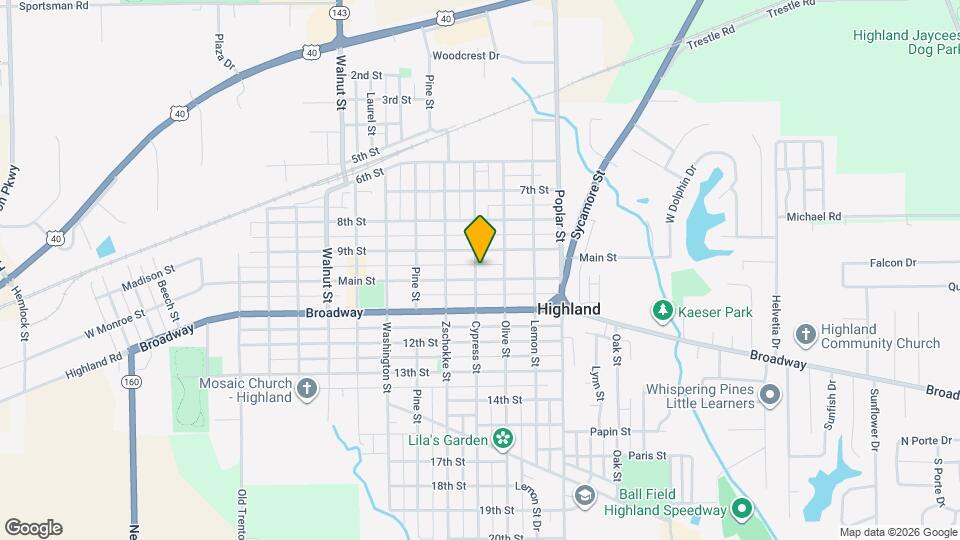 1301 Main St Map and Location Details