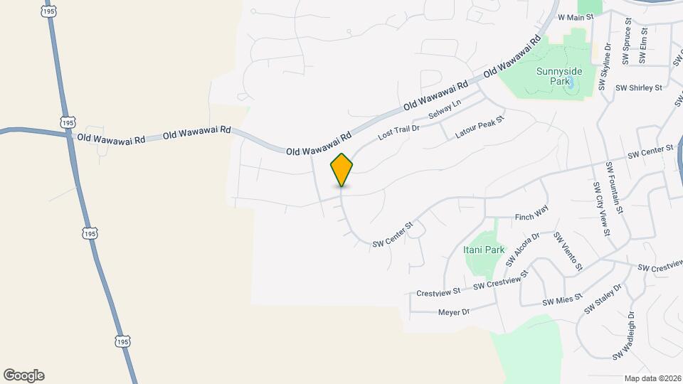 1050 Lost Trail Dr Map and Location Details