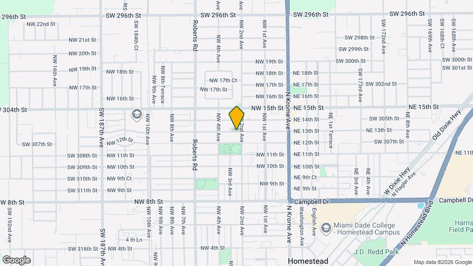 232 NW 13th St Map and Location Details