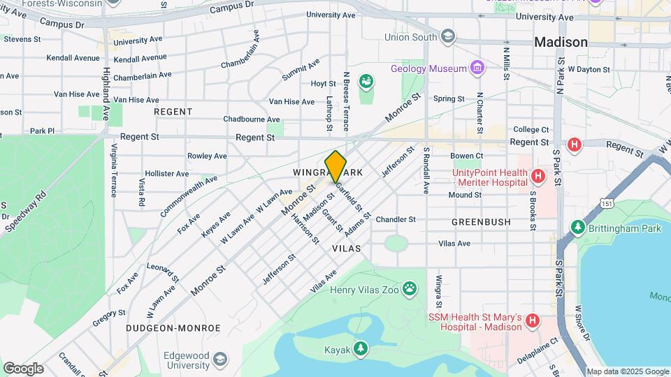 1702 Madison St Map and Location Details