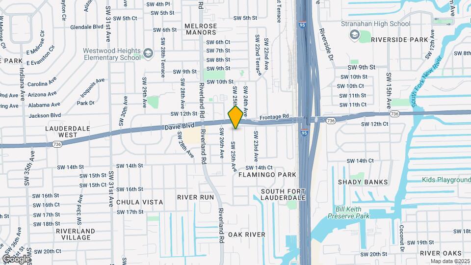 1280 SW 25th Ave Map and Location Details