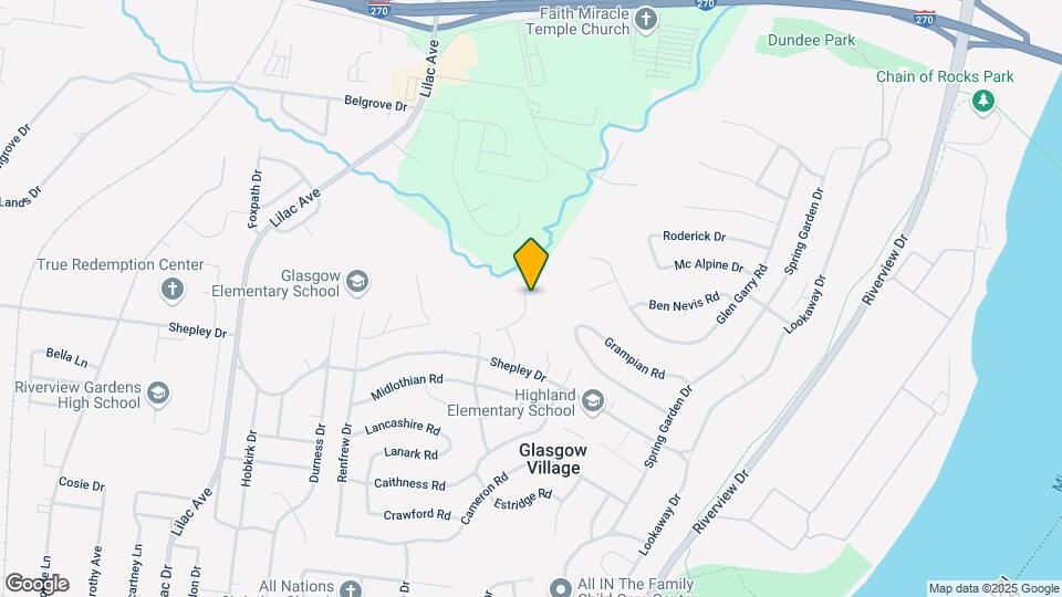 10650 Dunkeld Cir Map and Location Details
