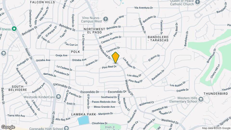 6771 Westwind Dr Map and Location Details