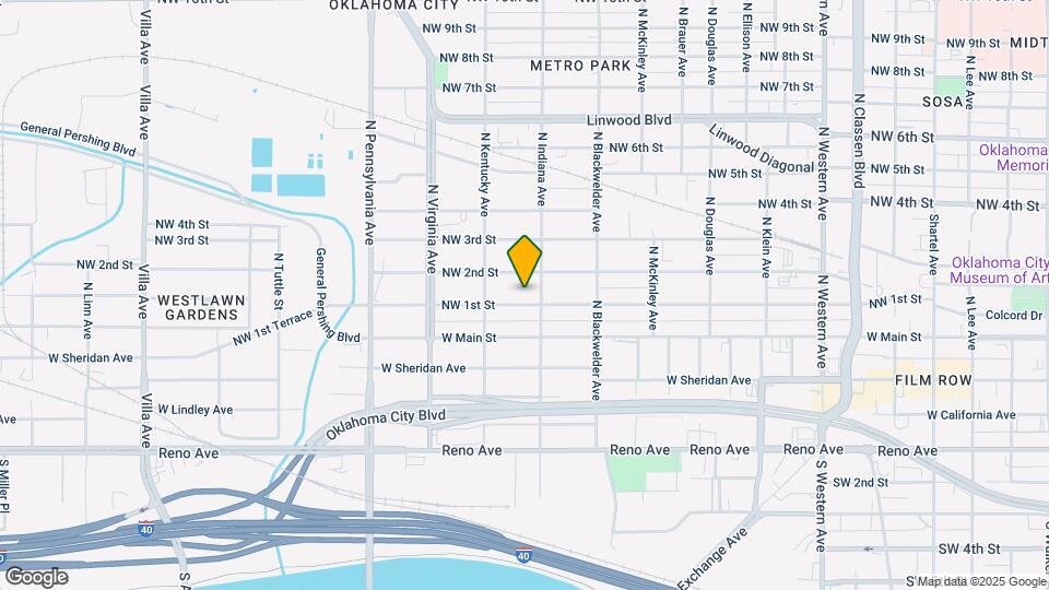 1615 NW 1st St Map and Location Details