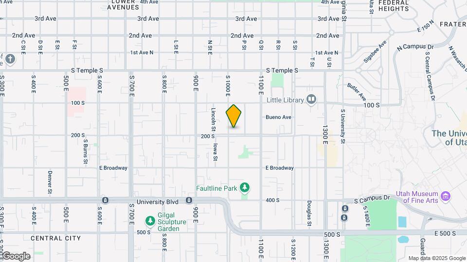 1009 E 200 S Map and Location Details